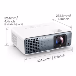 BenQ TK710STi vidéo-projecteur Projecteur à focale standard 3200 ANSI lumens DLP UHD 4K (3840x2160) Compatibilité 3D Noir, Blanc - Vue supplémentaire 4