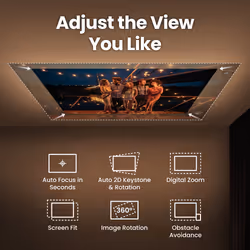 BenQ GV50 Projecteur DLP Full HD 1080p Laser 500 ANSI Lumens Android TV Blanc - Vue supplémentaire 13