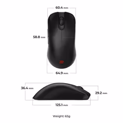 BenQ ZOWIE FK2-DW souris Jouer Droitier RF sans fil 3200 DPI - Vue supplémentaire 7