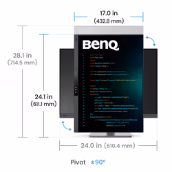 BenQ RD280UG écran plat de PC 28.2" 4K Ultra HD Noir - Vue supplémentaire 7