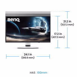 BenQ EX271UZ écran plat de PC 26.5" 4K Ultra HD OLED Noir, Blanc - Vue supplémentaire 7