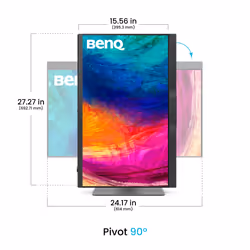 BenQ PD2770U écran plat de PC 27" 4K Ultra HD LCD Noir - Vue supplémentaire 5