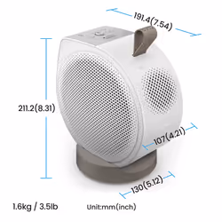BenQ GV32 500 ANSI lumens DLP 1080p (1920x1080) Blanc - Vue supplémentaire 5
