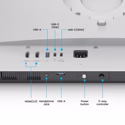 BenQ MA270UP écran plat de PC 27" 4K Ultra HD Blanc - Vue supplémentaire 4
