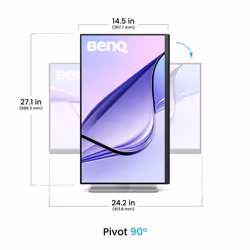 BenQ MA270UP écran plat de PC 27" 4K Ultra HD Blanc - Vue supplémentaire 5