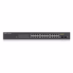Zyxel GS1900-24HP Géré L2 Gigabit Ethernet (10/100/1000) Connexion Ethernet, supportant l'alimentation via ce port (PoE) Noir