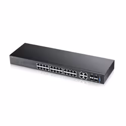 Zyxel GS2210-24, Géré, L2, Fast Ethernet (10/100), Grille de montage