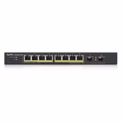 Zyxel GS1900-10HP Géré L2 Gigabit Ethernet (10/100/1000) Connexion Ethernet, supportant l'alimentation via ce port (PoE) 1U Noir - Vue supplémentaire 2
