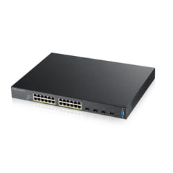 Zyxel XGS2210-28HP Géré L2 Gigabit Ethernet (10/100/1000) Connexion Ethernet, supportant l'alimentation via ce port (PoE) 1U Noir