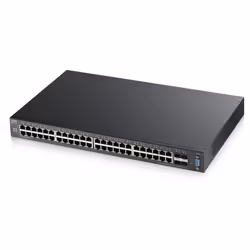 Zyxel XGS2210-52, Géré, L2, Gigabit Ethernet (10/100/1000), Grille de montage, 1U