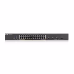 Zyxel XGS1930-28HP Géré L3 Gigabit Ethernet (10/100/1000) Connexion Ethernet, supportant l'alimentation via ce port (PoE) Noir