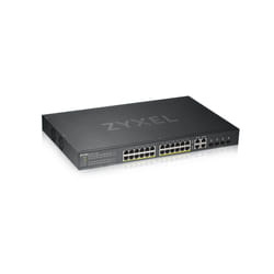 Zyxel GS1920-24HPv2 Géré L2/L3/L4 Gigabit Ethernet (10/100/1000) Connexion Ethernet, supportant l'alimentation via ce port (PoE) Noir