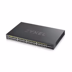 Zyxel GS1920-48HPV2 Géré Gigabit Ethernet (10/100/1000) Connexion Ethernet, supportant l'alimentation via ce port (PoE) Noir - Vue supplémentaire 4
