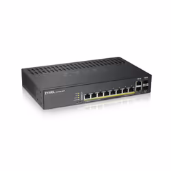 Zyxel GS1920-8HPV2, Géré, Gigabit Ethernet (10/100/1000), Connexion Ethernet, supportant l'alimentation via ce port (PoE), Mo ...