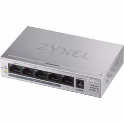 Zyxel GS1005HP, Non-géré, Gigabit Ethernet (10/100/1000), Full duplex, Connexion Ethernet, supportant l'alimentation via ce p ...