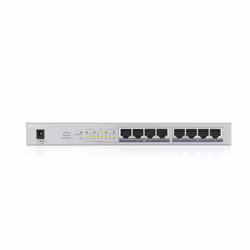 Zyxel GS1008HP Non-géré Gigabit Ethernet (10/100/1000) Connexion Ethernet, supportant l'alimentation via ce port (PoE) Argent