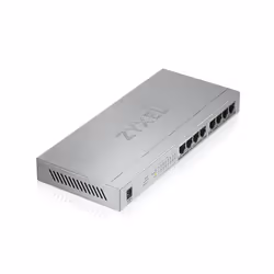 Zyxel GS1008HP Non-géré Gigabit Ethernet (10/100/1000) Connexion Ethernet, supportant l'alimentation via ce port (PoE) Argent - Vue supplémentaire 5