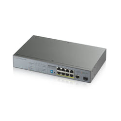 Zyxel GS1300-10HP Non-géré Gigabit Ethernet (10/100/1000) Connexion Ethernet, supportant l'alimentation via ce port (PoE) Gris