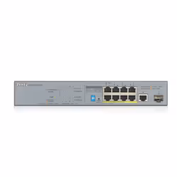 Zyxel GS1300-10HP Non-géré Gigabit Ethernet (10/100/1000) Connexion Ethernet, supportant l'alimentation via ce port (PoE) Gris