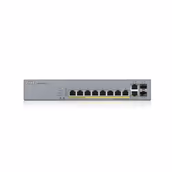 Zyxel GS1350-12HP Géré L2 Gigabit Ethernet (10/100/1000) Connexion Ethernet, supportant l'alimentation via ce port (PoE) Gris