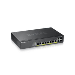 Zyxel GS2220-10HP Géré L2 Gigabit Ethernet (10/100/1000) Connexion Ethernet, supportant l'alimentation via ce port (PoE) Noir