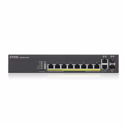 Zyxel GS2220-10HP Géré L2 Gigabit Ethernet (10/100/1000) Connexion Ethernet, supportant l'alimentation via ce port (PoE) Noir