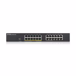 Zyxel GS1900-24EP Géré L2 Gigabit Ethernet (10/100/1000) Connexion Ethernet, supportant l'alimentation via ce port (PoE) Noir - Vue supplémentaire 2