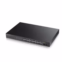 Zyxel GS1900-24HP Géré Gigabit Ethernet (10/100/1000) 1U Noir - Vue supplémentaire 4