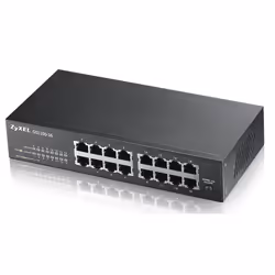 Zyxel GS1100-16, Non-géré, Gigabit Ethernet (10/100/1000), Grille de montage, Montage mural