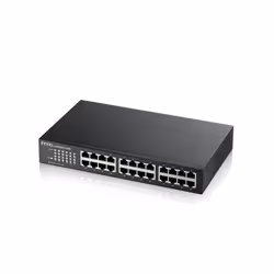 Zyxel GS1100-24E, Non-géré, Gigabit Ethernet (10/100/1000), Grille de montage, Montage mural