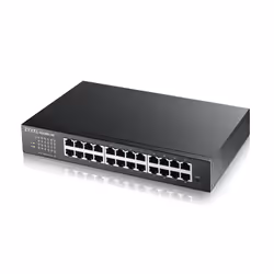 Zyxel GS1900-24E-EU0103F, Géré, L2, Gigabit Ethernet (10/100/1000), Grille de montage, 1U, Montage mural