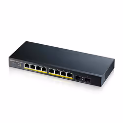 Zyxel GS1900-10HP, Géré, L2, Gigabit Ethernet (10/100/1000), Connexion Ethernet, supportant l'alimentation via ce port (PoE), ...