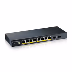 Zyxel GS1900-10HP Géré L2 Gigabit Ethernet (10/100/1000) Connexion Ethernet, supportant l'alimentation via ce port (PoE) Noir - Vue supplémentaire 2