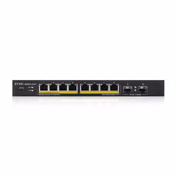 Zyxel GS1900-10HP Géré L2 Gigabit Ethernet (10/100/1000) Connexion Ethernet, supportant l'alimentation via ce port (PoE) Noir - Vue supplémentaire 3