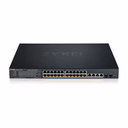 Zyxel XMG1930-30HP, Géré, L3, 2.5G Ethernet (100/1000/2500), Connexion Ethernet, supportant l'alimentation via ce port (PoE), ...