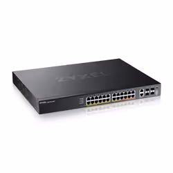 Zyxel XGS2220-30HP Géré L3 Gigabit Ethernet (10/100/1000) Connexion Ethernet, supportant l'alimentation via ce port (PoE) Noir - Vue supplémentaire 4