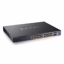 Zyxel XMG2230-28HP Géré L2/L3 2.5G Ethernet (100/1000/2500) Connexion Ethernet, supportant l'alimentation via ce port (PoE) 1U Noir - Vue supplémentaire 2