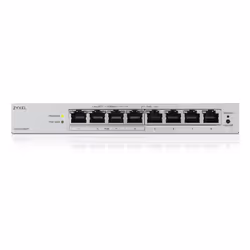 Zyxel GS1200-8HPV3 Géré L2 Gigabit Ethernet (10/100/1000) Connexion Ethernet, supportant l'alimentation via ce port (PoE) Bureau Gris - Vue supplémentaire 3