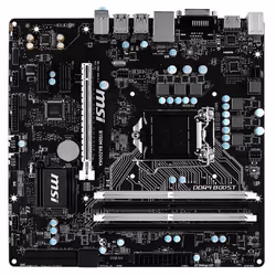 MSI B150M Bazooka, Intel, LGA 1151 (Emplacement H4), Intel® Celeron®, Intel® Pentium®, DDR4-SDRAM, 64 Go, DIMM