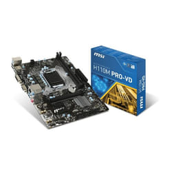 MSI H110M PRO-VD Intel® H110 LGA 1151 (Emplacement H4) mini ATX