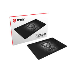 MSI Agility GD20 Tapis de souris de jeu Noir, Gris