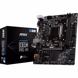 MSI B365M PRO-VH, Intel, LGA 1151 (Emplacement H4), Intel® Celeron®, Intel® Core™ i3, Intel® Core™ i5, Intel® Core™ i7, Intel ...