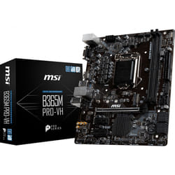 MSI B365M PRO-VH carte mère Intel B365 LGA 1151 (Emplacement H4) micro ATX