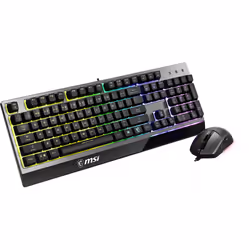 MSI S11-04DE601-CLA clavier Souris incluse USB QWERTY Noir