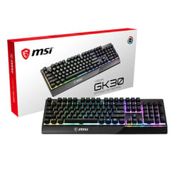 MSI Vigor GK30 clavier USB QWERTZ Allemand Noir