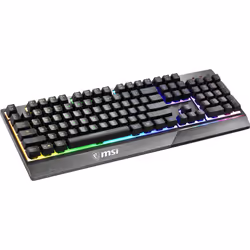 MSI Vigor GK30 clavier USB QWERTZ Allemand Noir