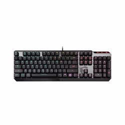 MSI Vigor GK50 Low Profile clavier USB QWERTY Anglais américain Noir, Métallique