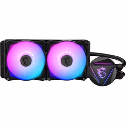 MSI MAG Core Liquid 240R, Refroidisseur de liquide tout-en-un, 500 tr/min, 2000 tr/min, 78,73 cfm, Noir