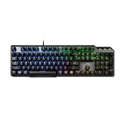 MSI VIGOR GK50 ELITE BOX WHITE clavier USB QWERTZ Allemand Noir, Métallique