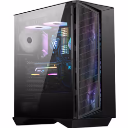MSI MPG GUNGNIR 110M, Midi Tower, PC, Noir, ATX, micro ATX, Mini-ITX, Métal, Plastique, SPCC, Verre trempé, Jouer